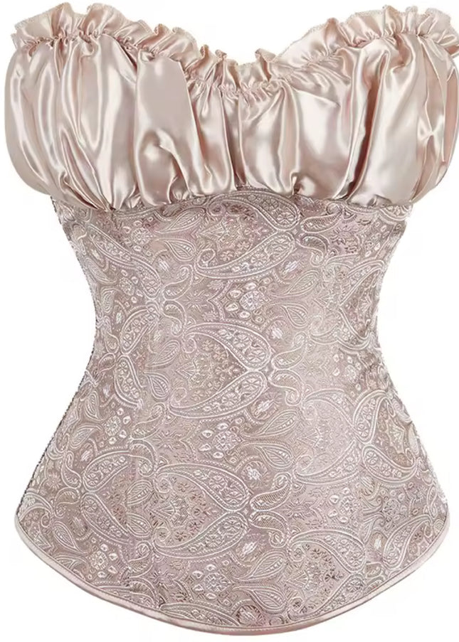 Gothic Steampunk Overbust Corset Top