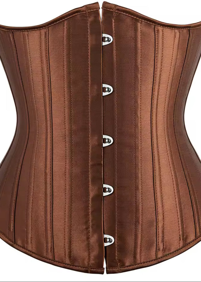 Satin Vintage Underbust Waist Corset for Women
