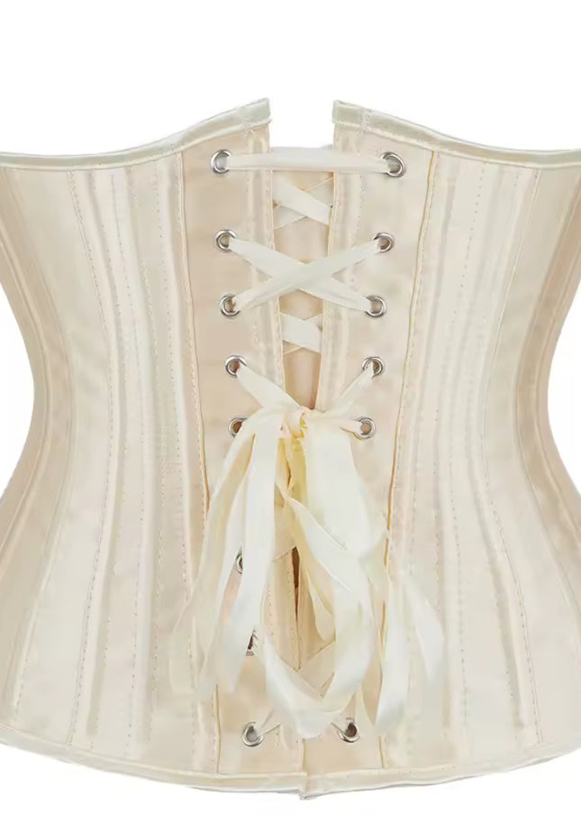 Satin Vintage Underbust Waist Corset for Women