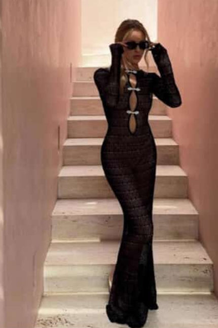 Long sleeve maxi dress