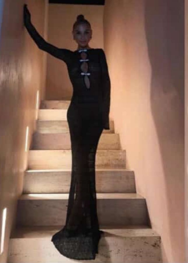 Long sleeve maxi dress