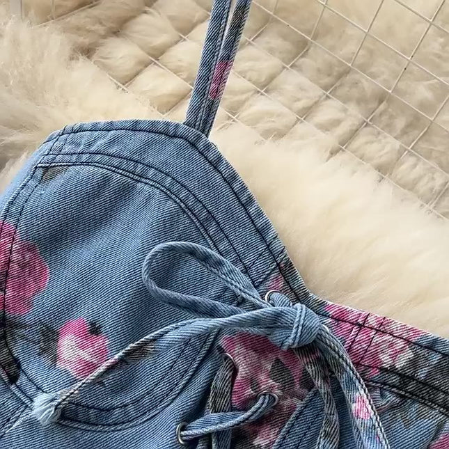 Camisola sem alças colete cintura alta Split meia saia do corpo duas peças conjunto feminino