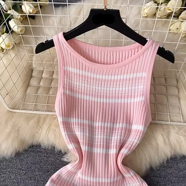 Elegant Evening Dresses Summer New Knitted Dress