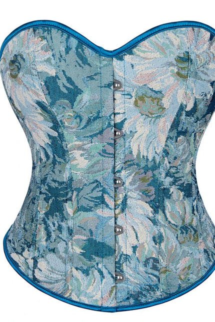 Off-shoulder non-stretch tight lace-up boned corset with shaping top for women