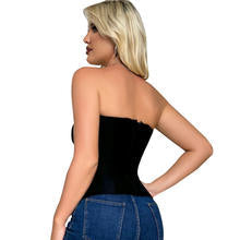Sexy Push Up Women's Fashion Plus Size Corset Overbust Bustier Zipper Costume Rhinestone Corselet Grosets