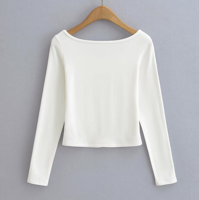 Crew Neck Long Sleeve Casual t Shirt