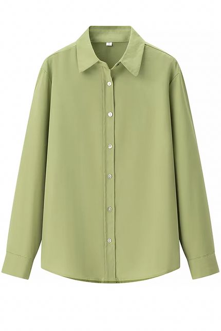 Long Sleeve Casual Shirt blue