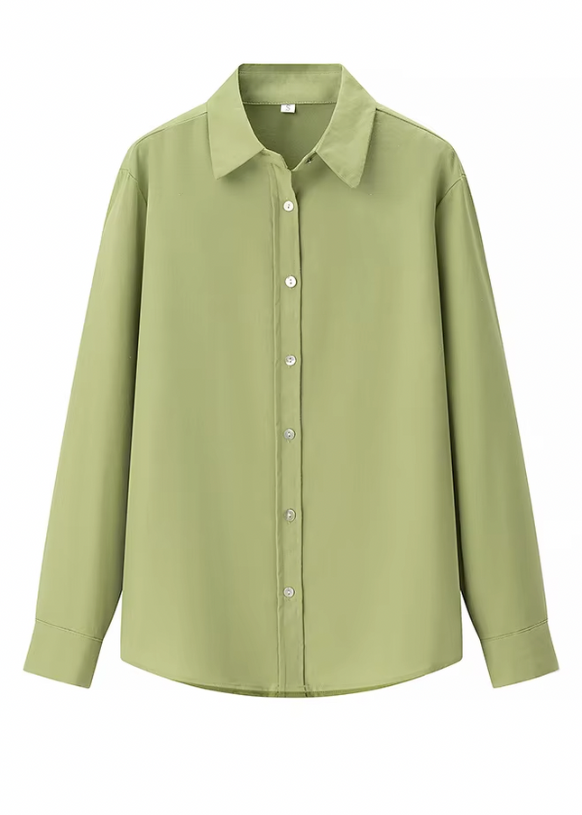 Long Sleeve Casual Shirt blue
