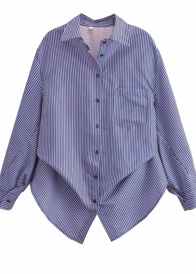 Long Sleeve  Blue Color Casual Shirt