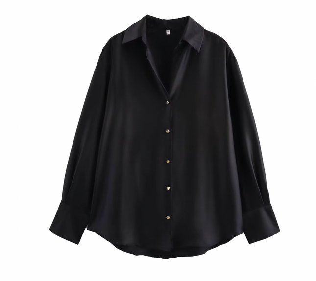 Long Sleeve Casual Basic Style Shirt