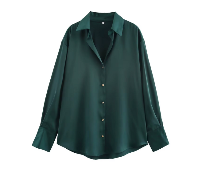 Long Sleeve Casual Basic Style Shirt