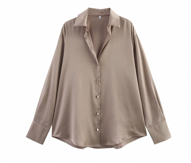 Long Sleeve Casual Basic Style Shirt