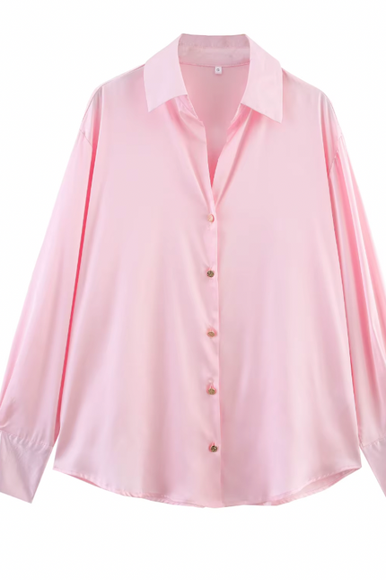 Long Sleeve Casual Basic Style Shirt