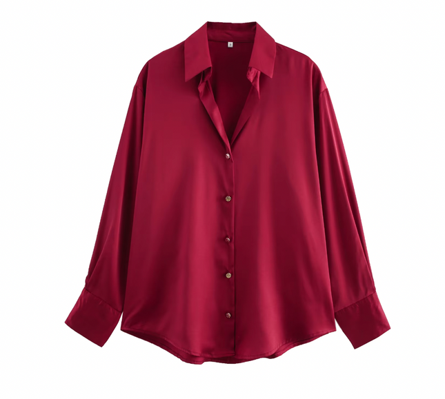Long Sleeve Casual Basic Style Shirt
