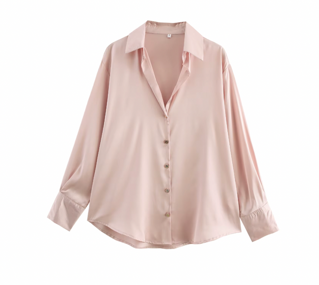 Long Sleeve Casual Basic Style Shirt