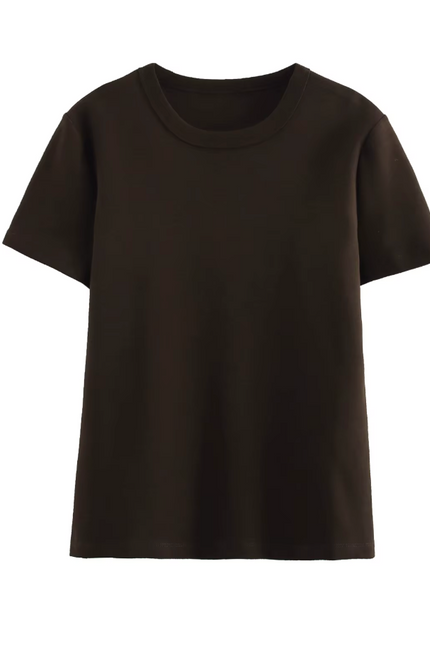Crew Neck Short Sleeve T-Shirt
