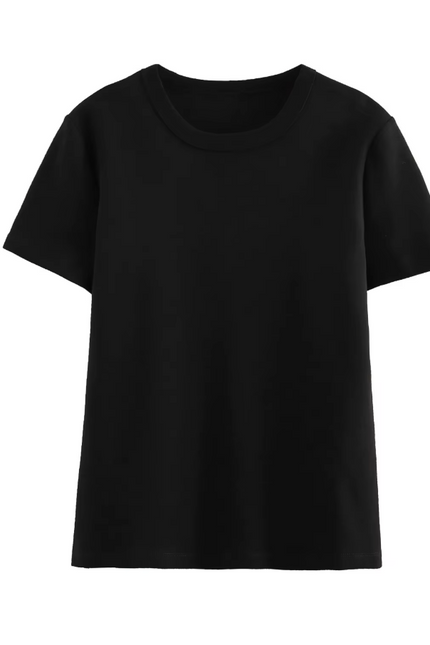 Crew Neck Short Sleeve T-Shirt