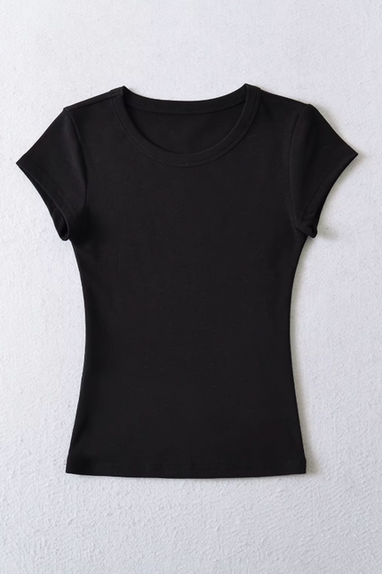 Crew Neck Short Sleeve T-Shirt