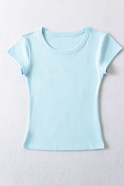 Crew Neck Short Sleeve T-Shirt