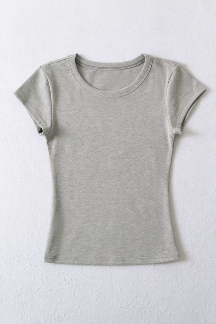 Crew Neck Short Sleeve T-Shirt