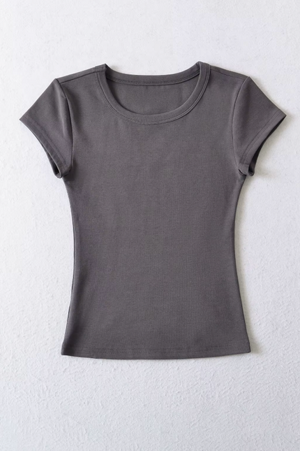 Crew Neck Short Sleeve T-Shirt
