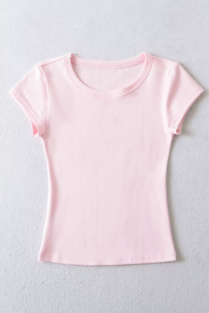 Crew Neck Short Sleeve T-Shirt