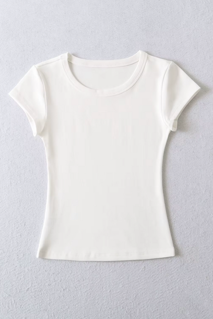 Crew Neck Short Sleeve T-Shirt