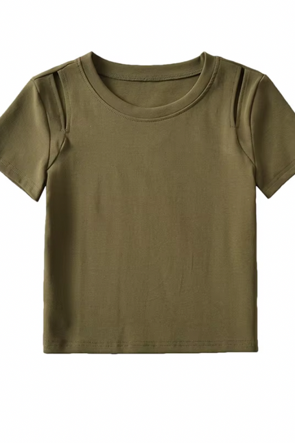 Short Sleeve Crew Neck T-shirt
