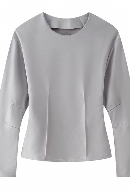 Crew Neck Long Sleeve Sweatshirt Set