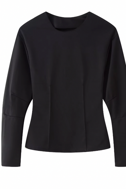 Crew Neck Long Sleeve Sweatshirt Set